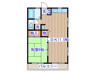 ＧＡＲＤＥＮ　Ｈ２の物件間取画像